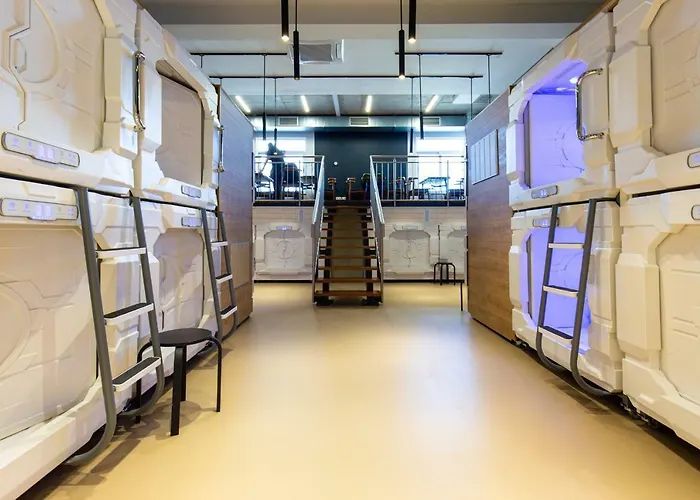 Spacehotel Kapslový hotel Karlsruhe